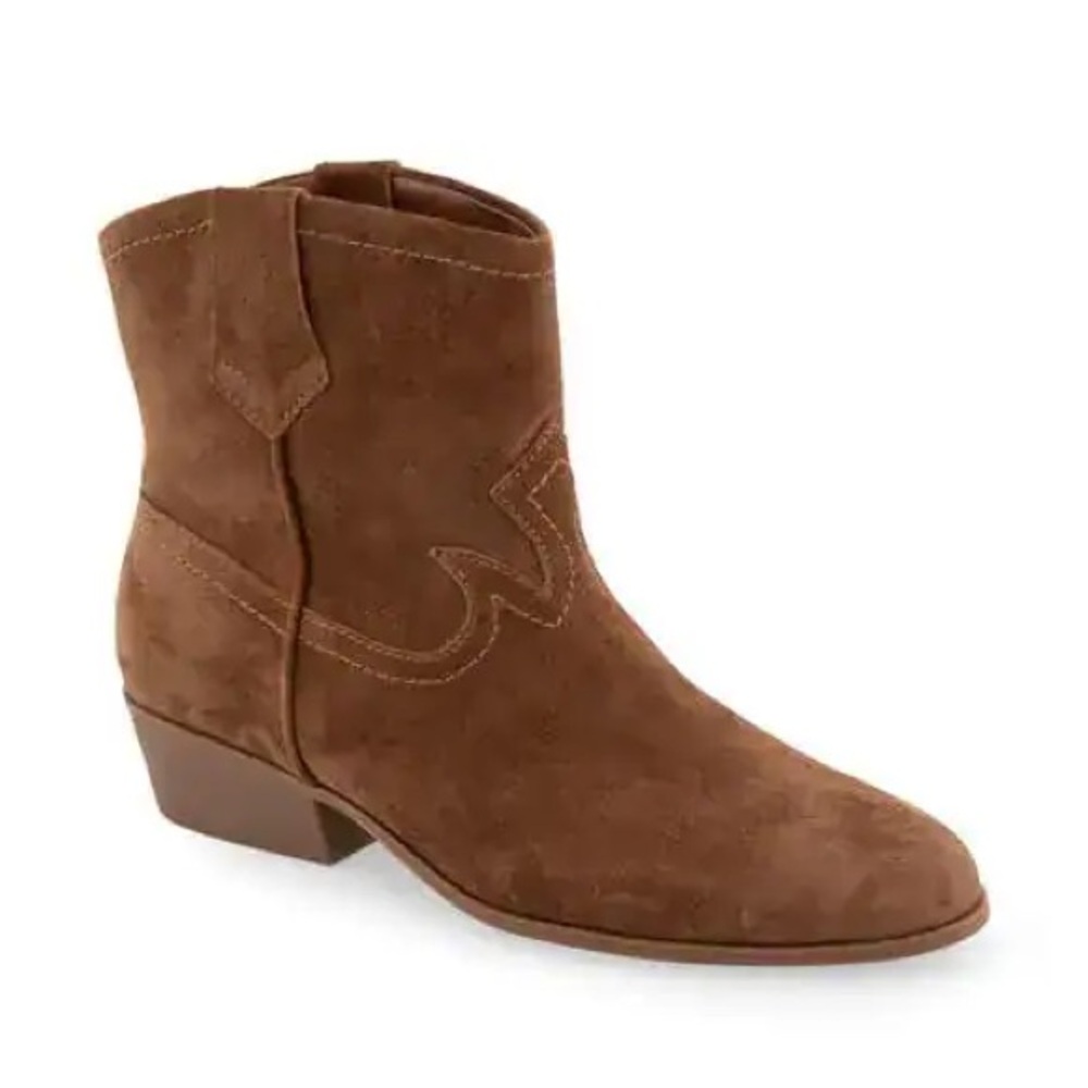 Aerosoles Credo Western Suede Ankle Boots